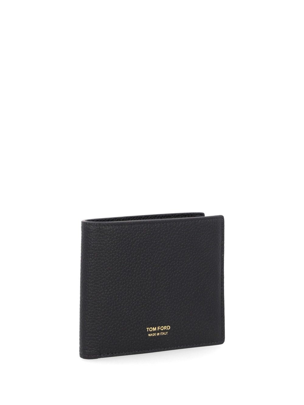 Tom Ford Men T Line Leather Bi-Fold Wallet TOM FORD