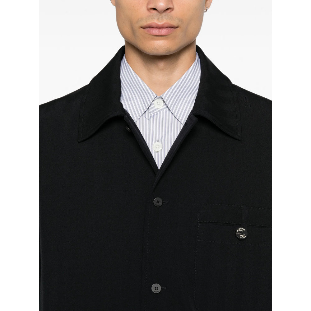 Jacquemus Blue Jackets - Shirt Jackets Men JACQUEMUS