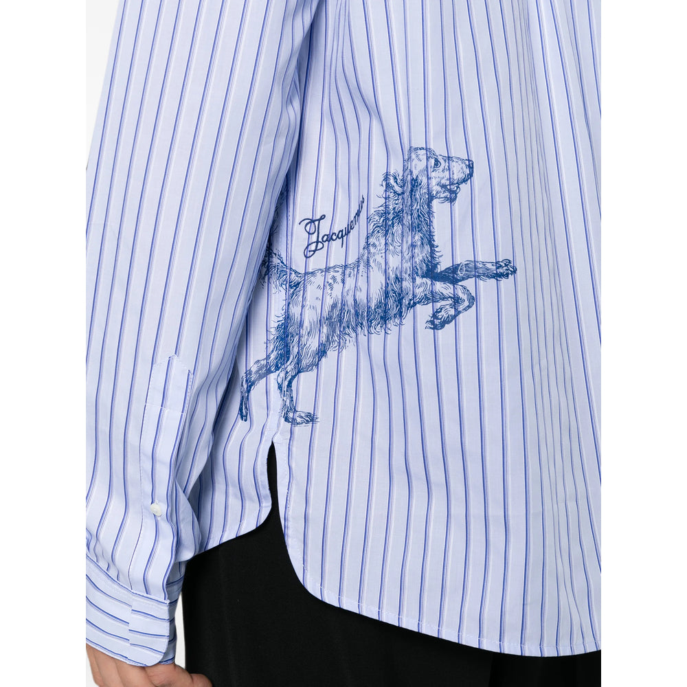 Jacquemus Blue Shirts Men JACQUEMUS
