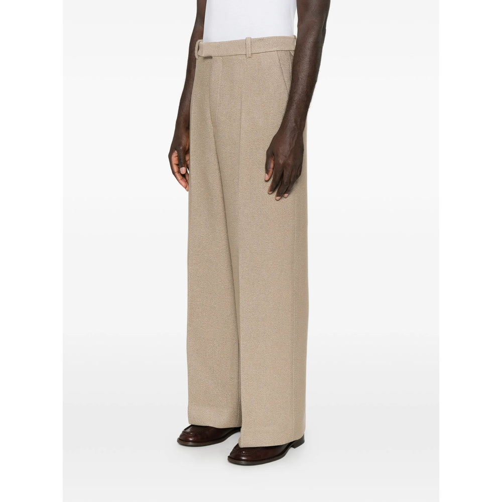 Jacquemus Neutrals Trousers - Wide-Leg Trousers Men JACQUEMUS