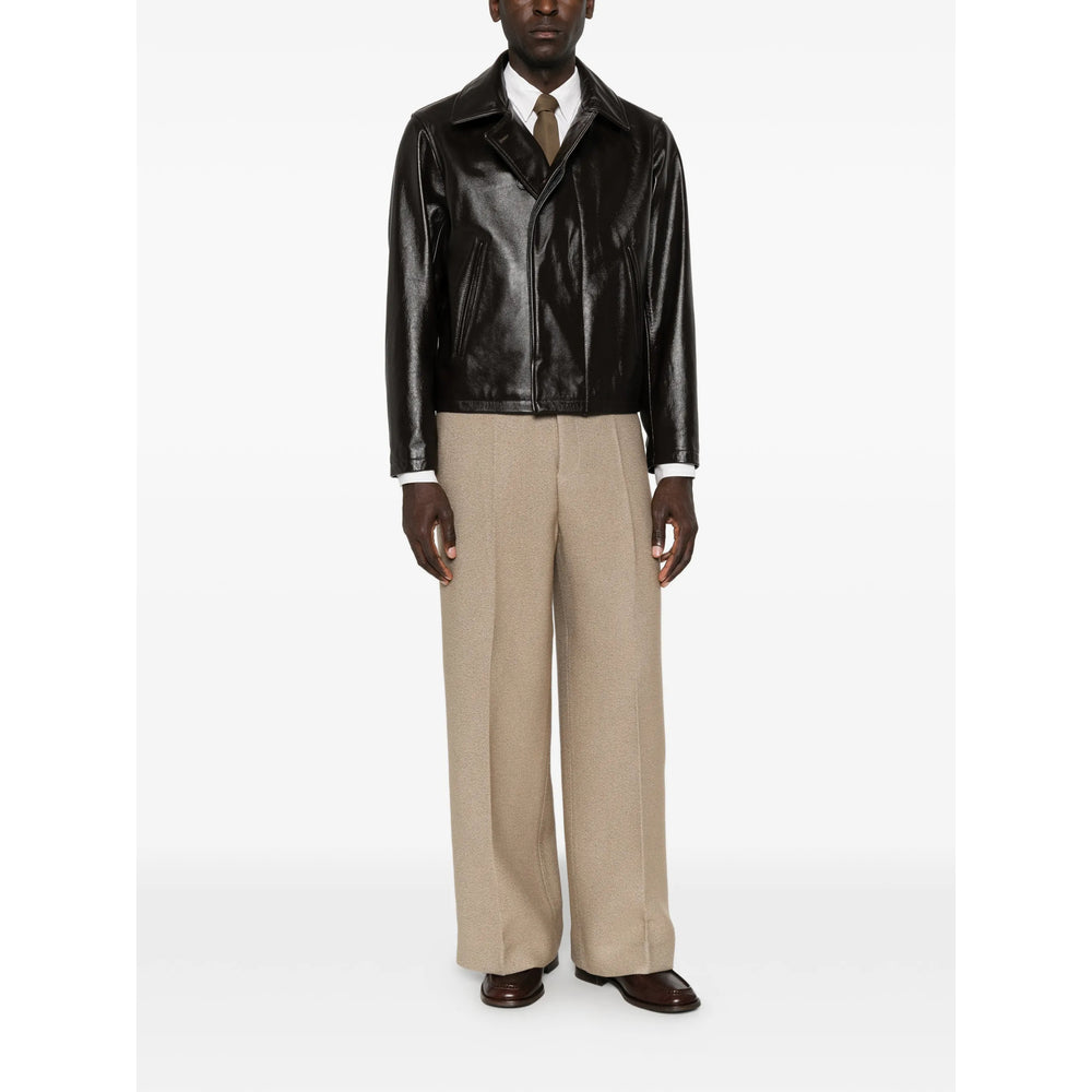 Jacquemus Neutrals Trousers - Wide-Leg Trousers Men JACQUEMUS