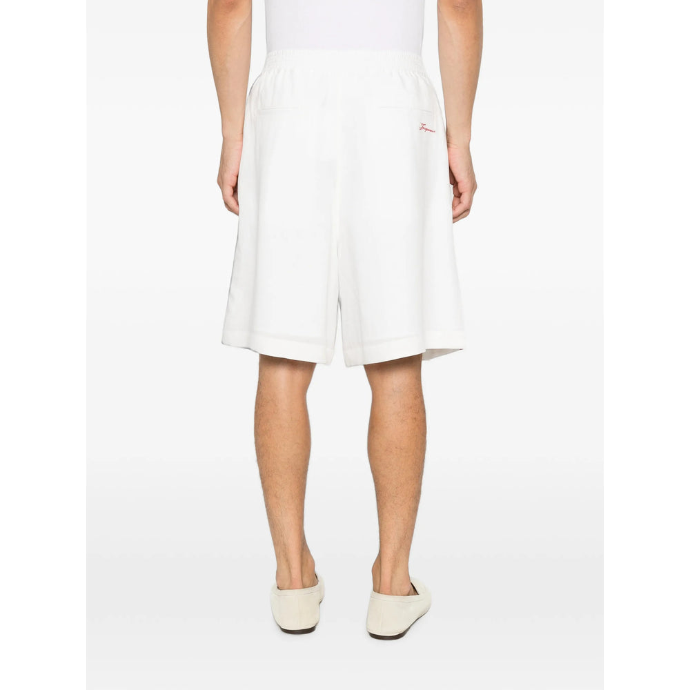 Jacquemus White Shorts - Bermuda Shorts Men JACQUEMUS