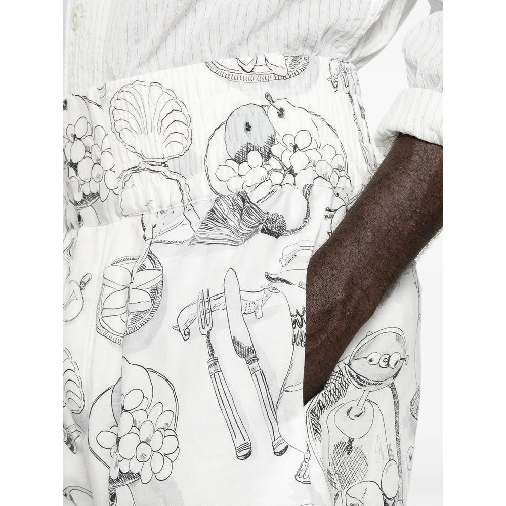 Jacquemus White Shorts - Tailored Shorts Men JACQUEMUS