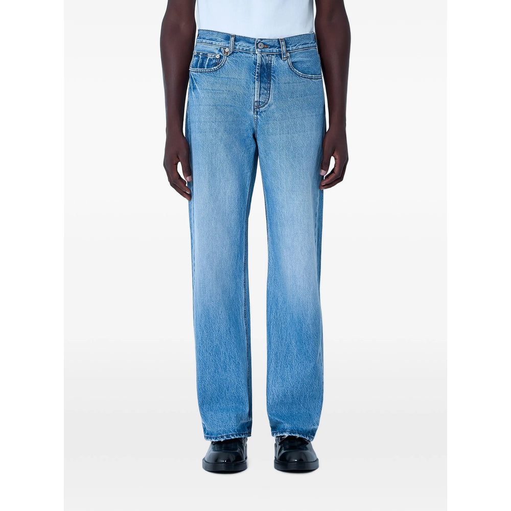 Jacquemus Blue Denim - Loose-Fit Jeans Men JACQUEMUS