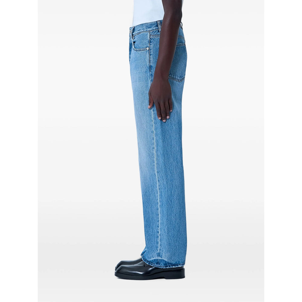 Jacquemus Blue Denim - Loose-Fit Jeans Men JACQUEMUS