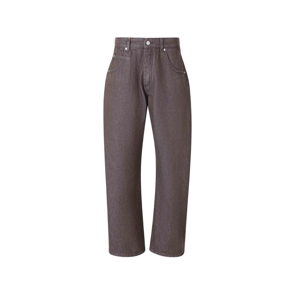 Jacquemus Brown Denim - Regular & Straight-Leg Jeans Men JACQUEMUS