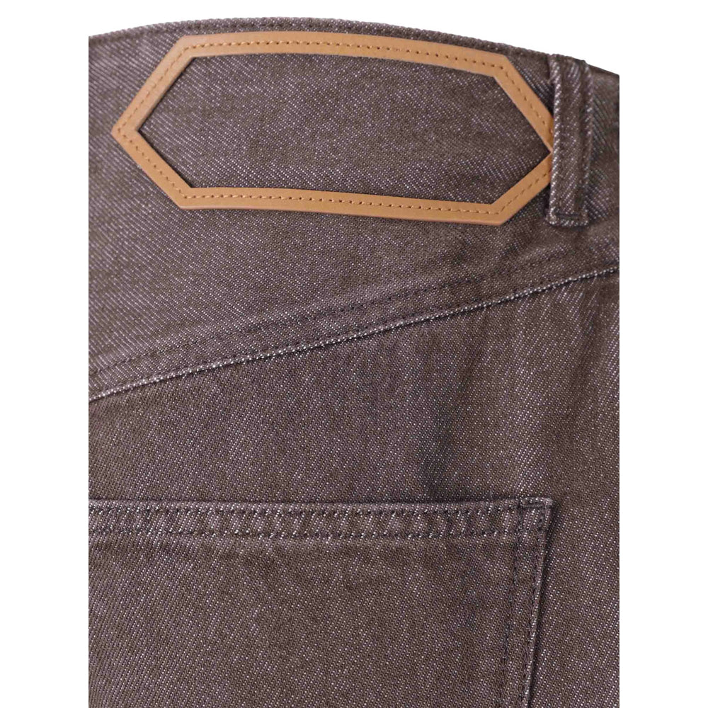 Jacquemus Brown Denim - Regular & Straight-Leg Jeans Men JACQUEMUS