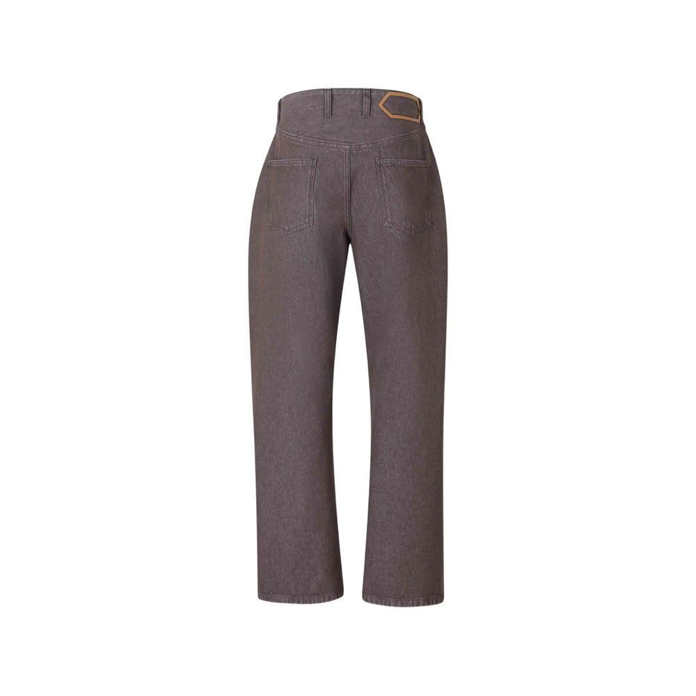 Jacquemus Brown Denim - Regular & Straight-Leg Jeans Men JACQUEMUS