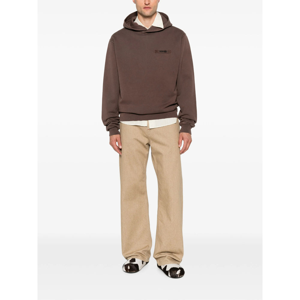 Jacquemus Brown Sweaters & Knitwear - Hoodies Men JACQUEMUS