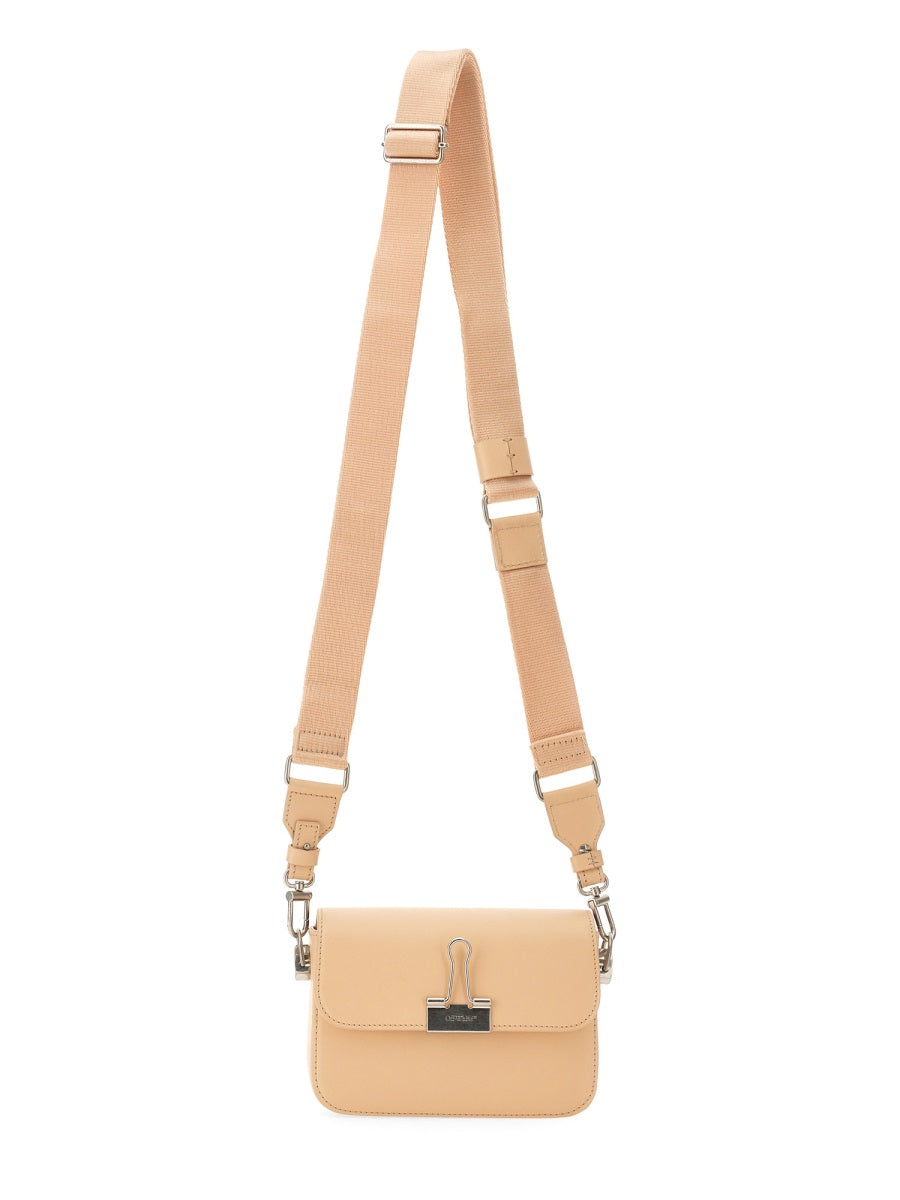 Off-White Women Small Leather Binder Bag OFF-WHITE