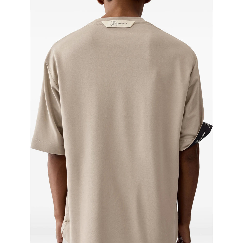 Jacquemus Neutrals T-Shirts & Vests - T-Shirts Men JACQUEMUS