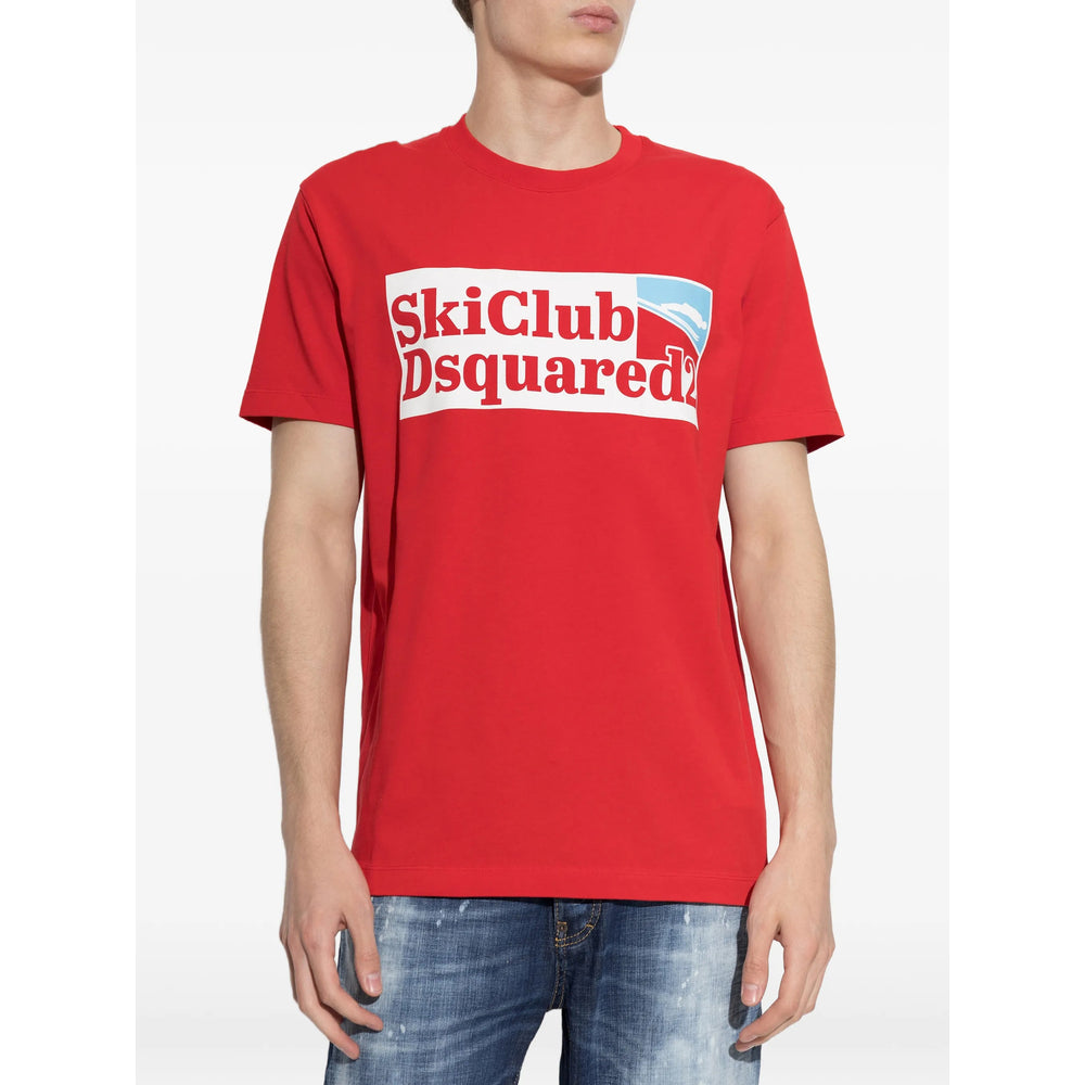 Dsquared2 Red T-Shirts & Vests - T-Shirts Men DSQUARED2