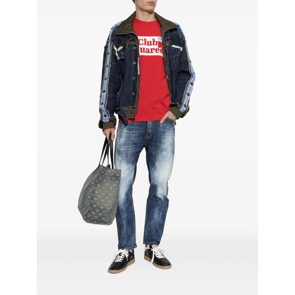 Dsquared2 Red T-Shirts & Vests - T-Shirts Men DSQUARED2