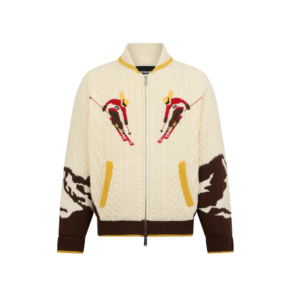 Dsquared2 Neutrals Sweaters & Knitwear - Cardigans Men DSQUARED2