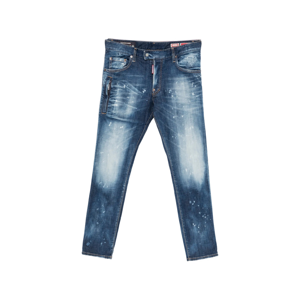 Dsquared2 Blue Denim - Slim-Fit Jeans Men DSQUARED2