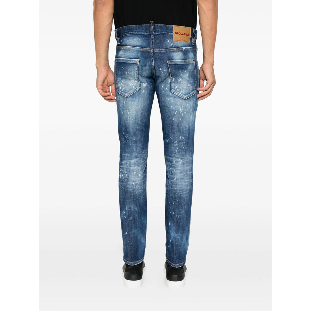 Dsquared2 Blue Denim - Slim-Fit Jeans Men DSQUARED2
