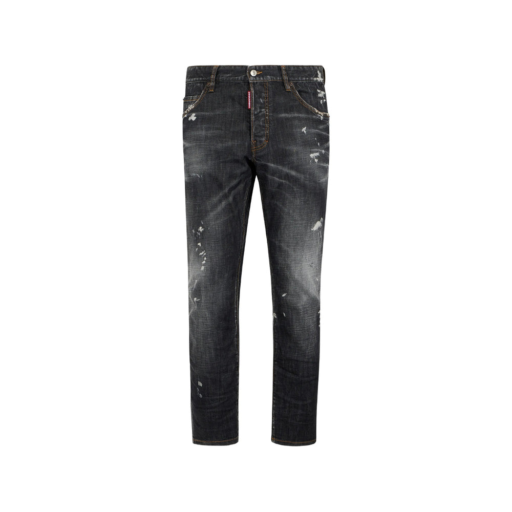 Dsquared2 Grey Denim - Regular & Straight-Leg Jeans Men DSQUARED2