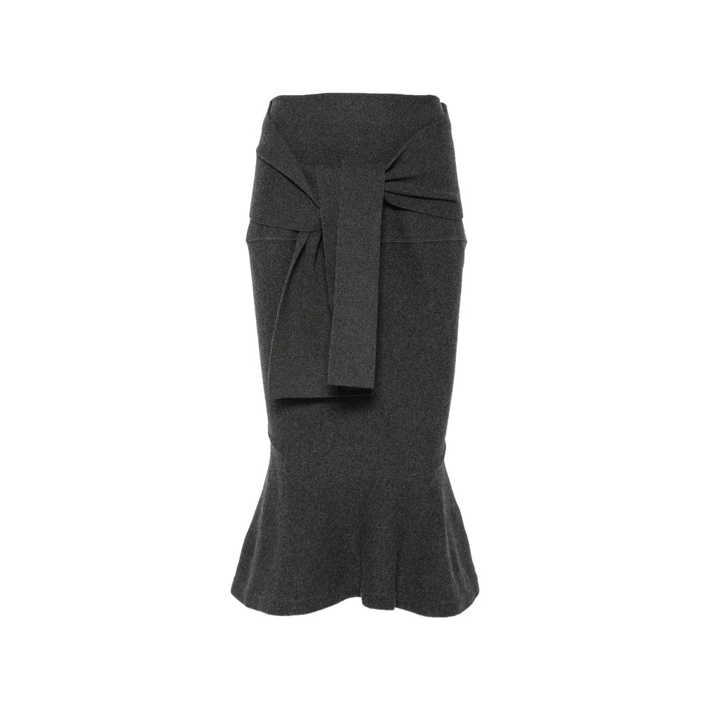 Jacquemus Grey Skirts - High-Waisted Skirts Women JACQUEMUS
