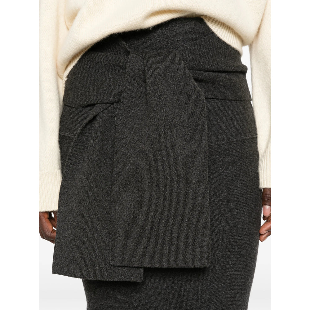 Jacquemus Grey Skirts - High-Waisted Skirts Women JACQUEMUS