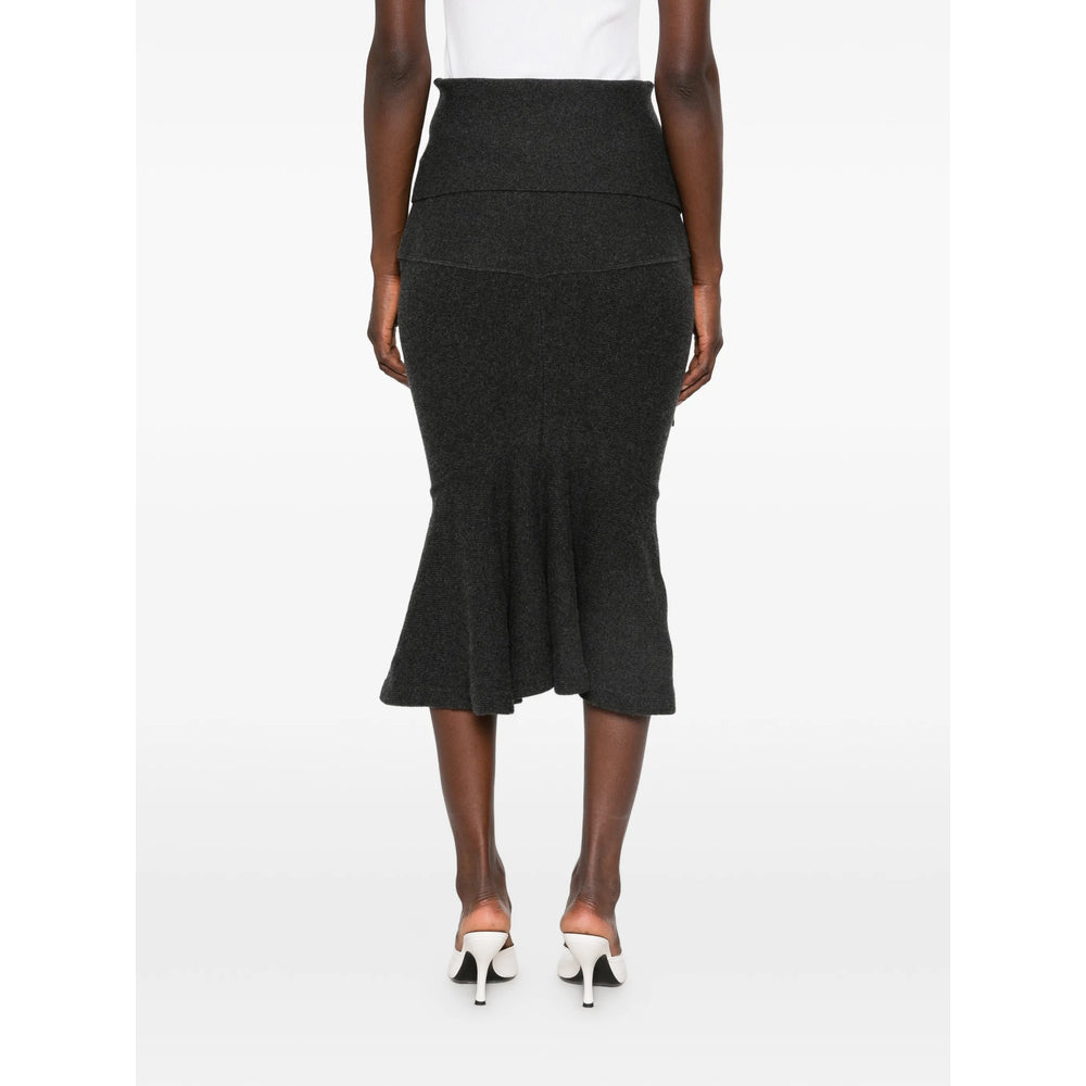 Jacquemus Grey Skirts - High-Waisted Skirts Women JACQUEMUS