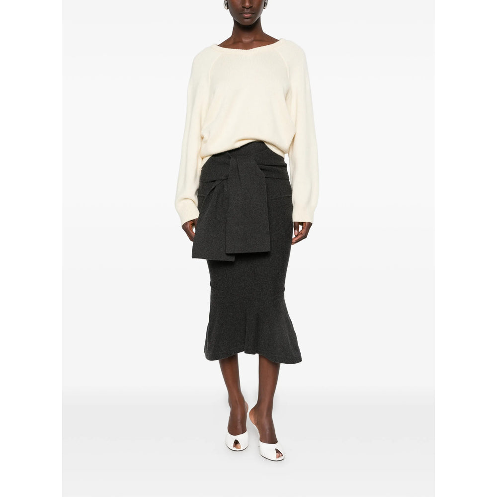 Jacquemus Grey Skirts - High-Waisted Skirts Women JACQUEMUS