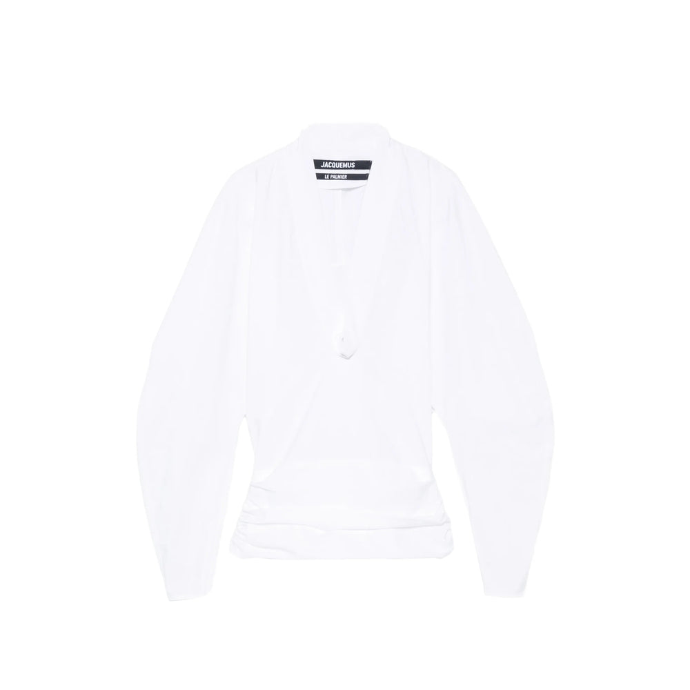 Jacquemus White Tops - Blouses Women JACQUEMUS