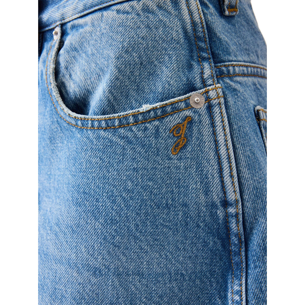 Jacquemus Blue Denim - Wide-Leg Jeans Women JACQUEMUS
