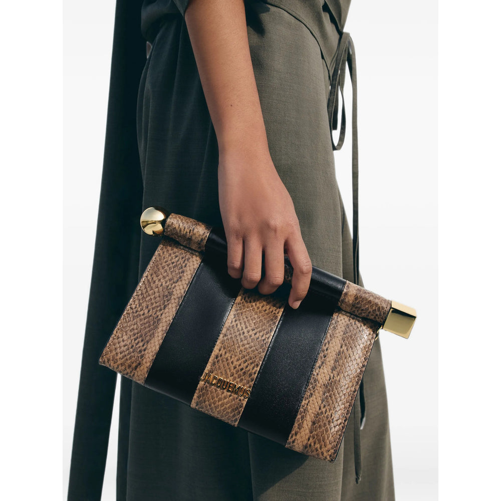 Jacquemus Brown Clutch Bags Women JACQUEMUS