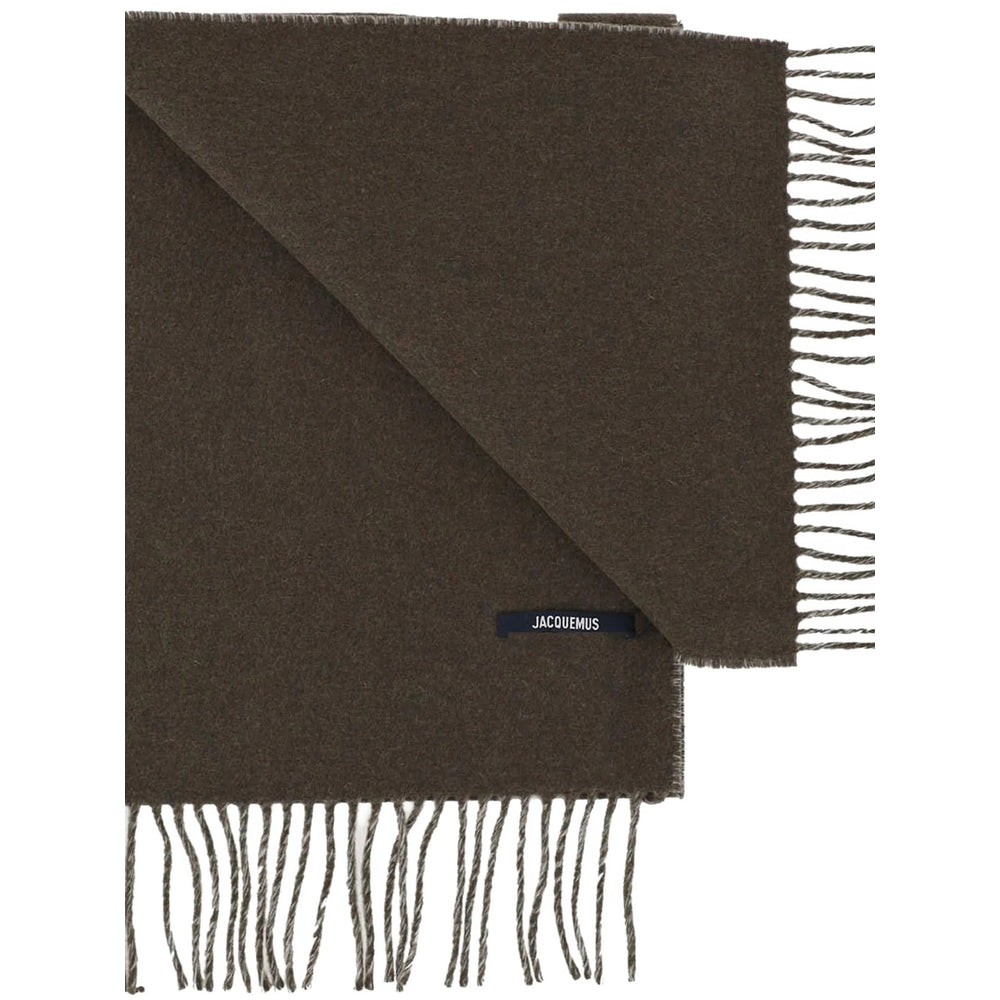 Jacquemus Brown Scarves Men JACQUEMUS