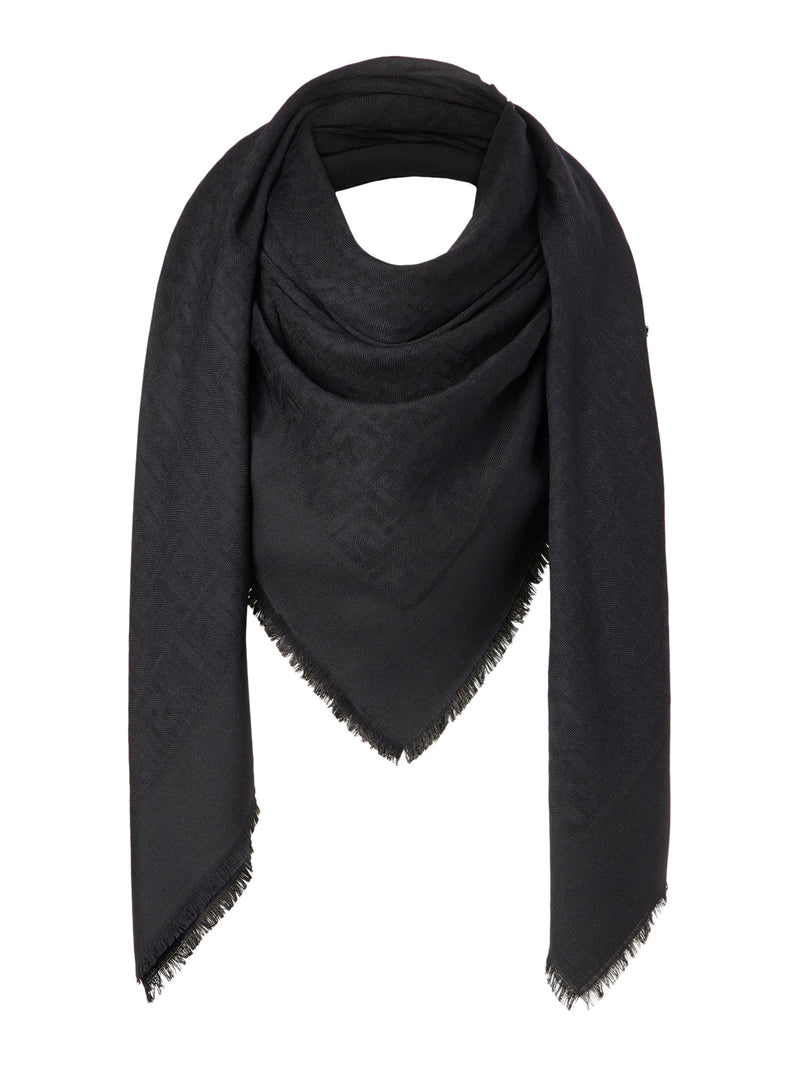 Fendi Women Wool, Silk And Cashmere Shawl FENDI