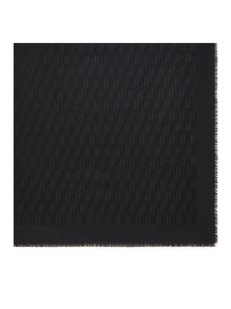Fendi Women Wool, Silk And Cashmere Shawl FENDI