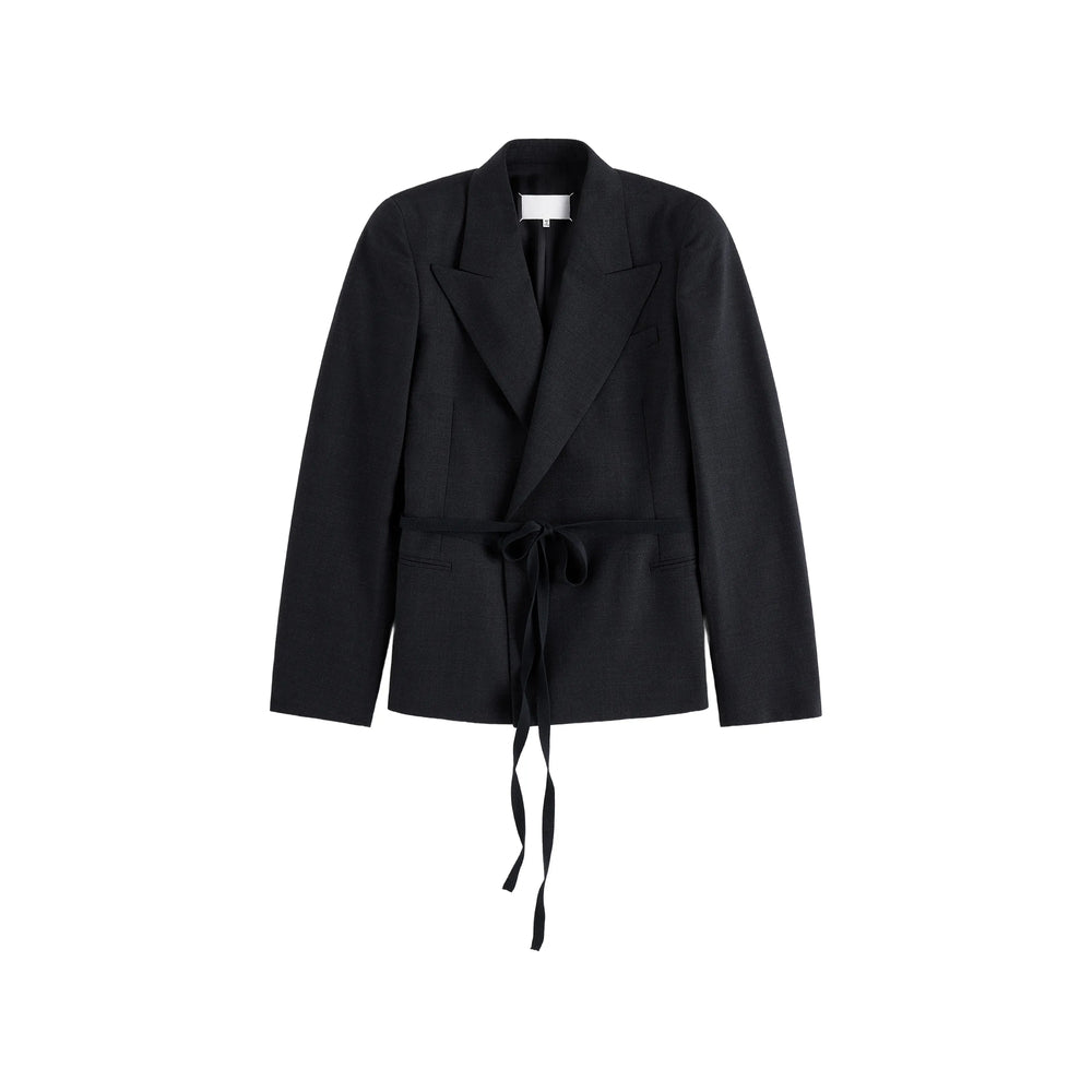 Maison Margiela Black Jackets - Blazers Women MAISON MARGIELA