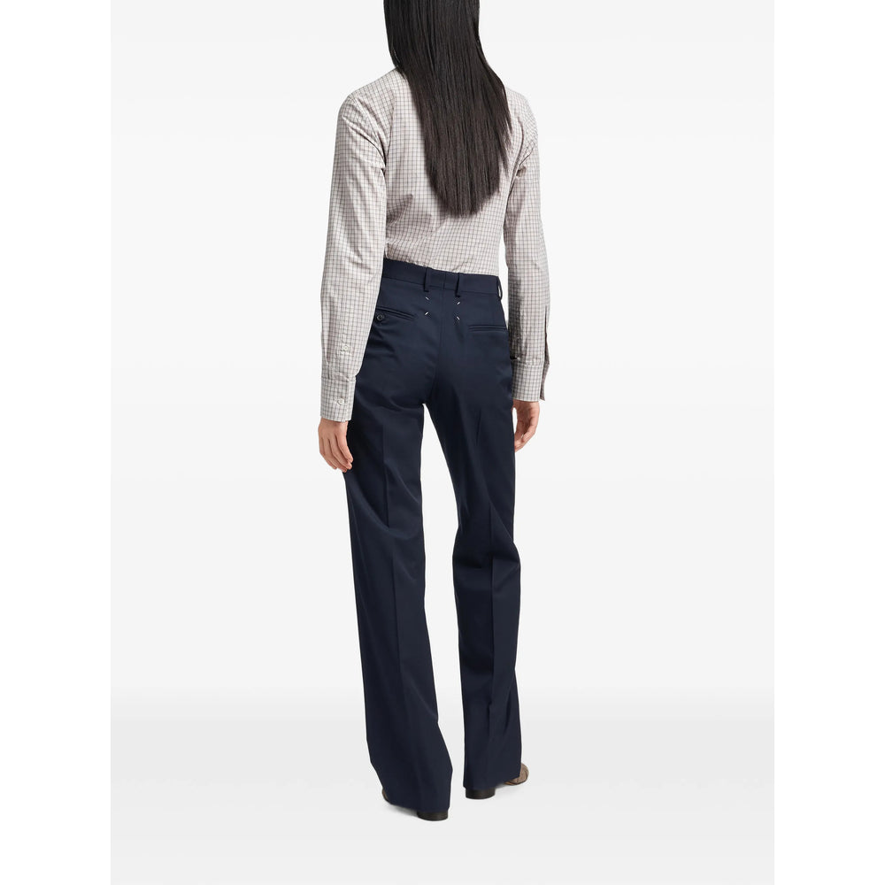 Maison Margiela Grey Trousers - Tailored Trousers Women MAISON MARGIELA