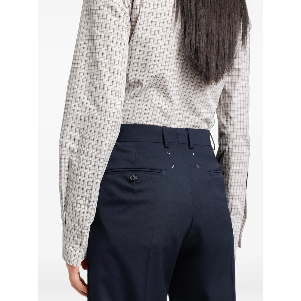 Maison Margiela Grey Trousers - Tailored Trousers Women MAISON MARGIELA
