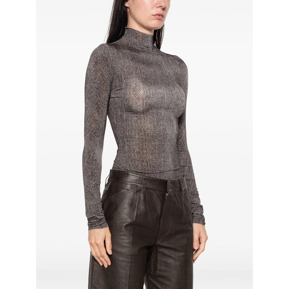Maison Margiela Grey Tops - T-Shirts & Jerseys Women MAISON MARGIELA