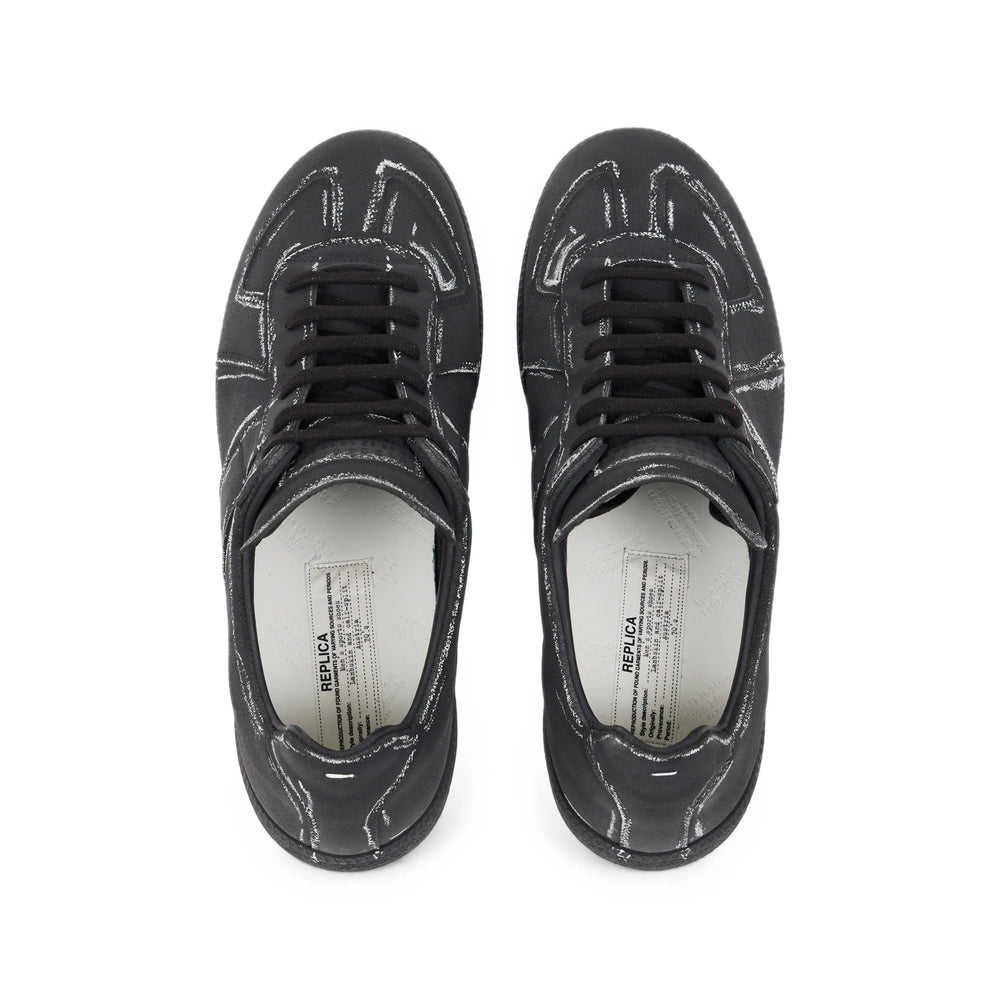Maison Margiela Black Trainers - Low-Tops Men MAISON MARGIELA