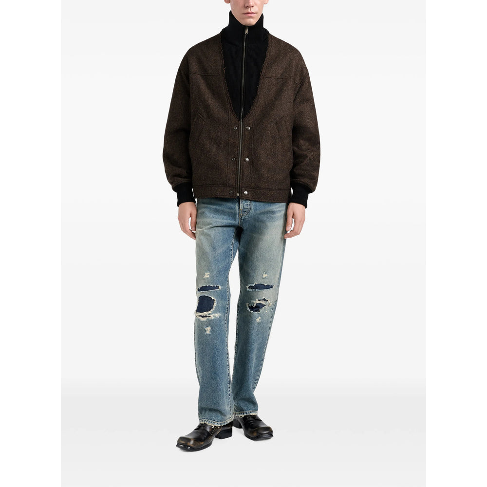 Maison Margiela Brown Jackets - Bomber Jackets Men MAISON MARGIELA
