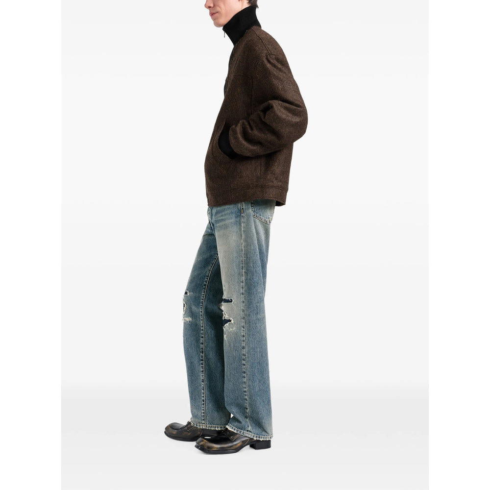 Maison Margiela Brown Jackets - Bomber Jackets Men MAISON MARGIELA