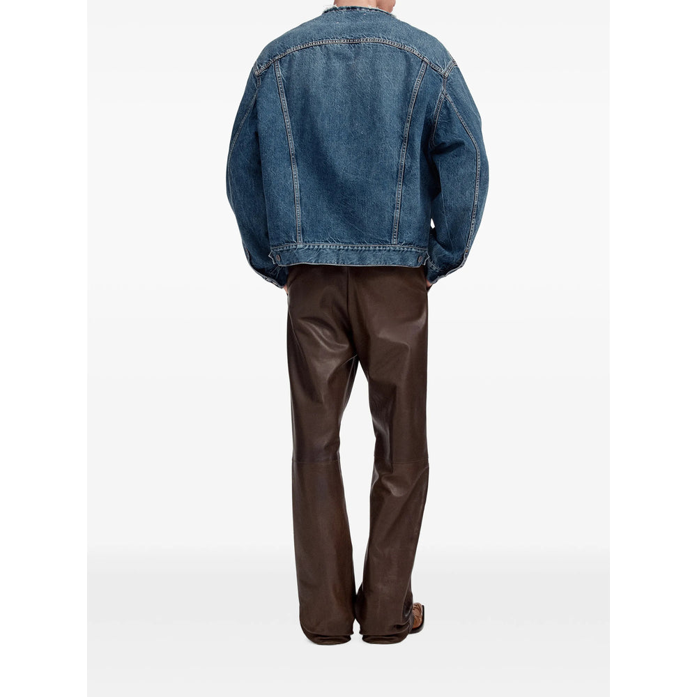 Maison Margiela Blue Jackets - Denim Jackets Men MAISON MARGIELA