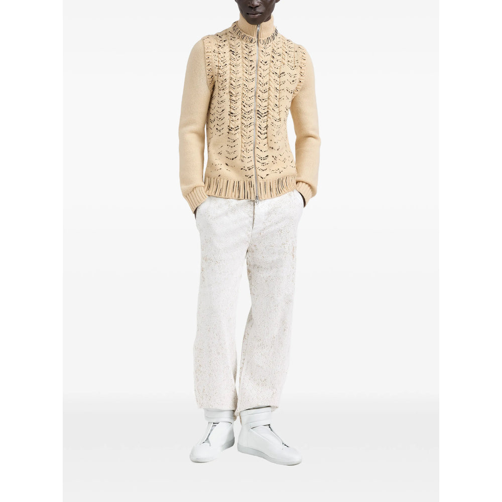 Maison Margiela Neutrals Sweaters & Knitwear - Cardigans Men MAISON MARGIELA