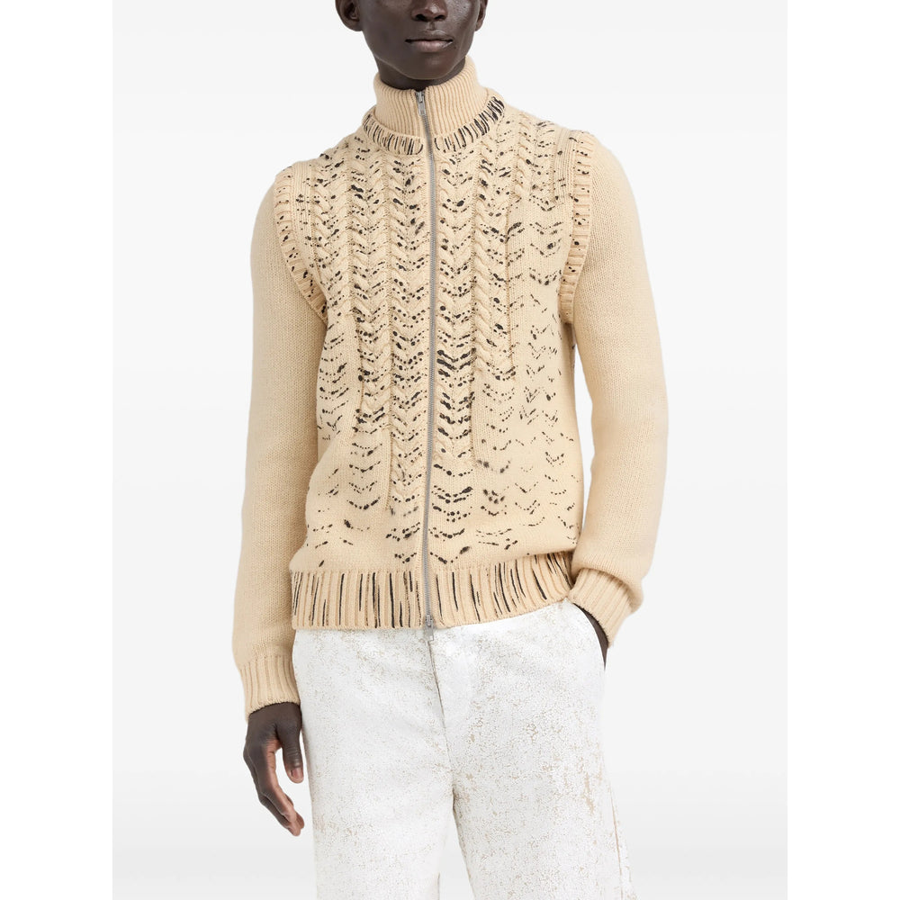 Maison Margiela Neutrals Sweaters & Knitwear - Cardigans Men MAISON MARGIELA