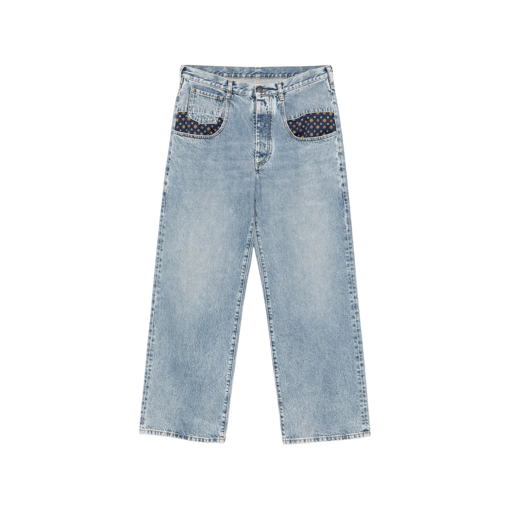 Maison Margiela Blue Denim - Regular & Straight-Leg Jeans Men MAISON MARGIELA