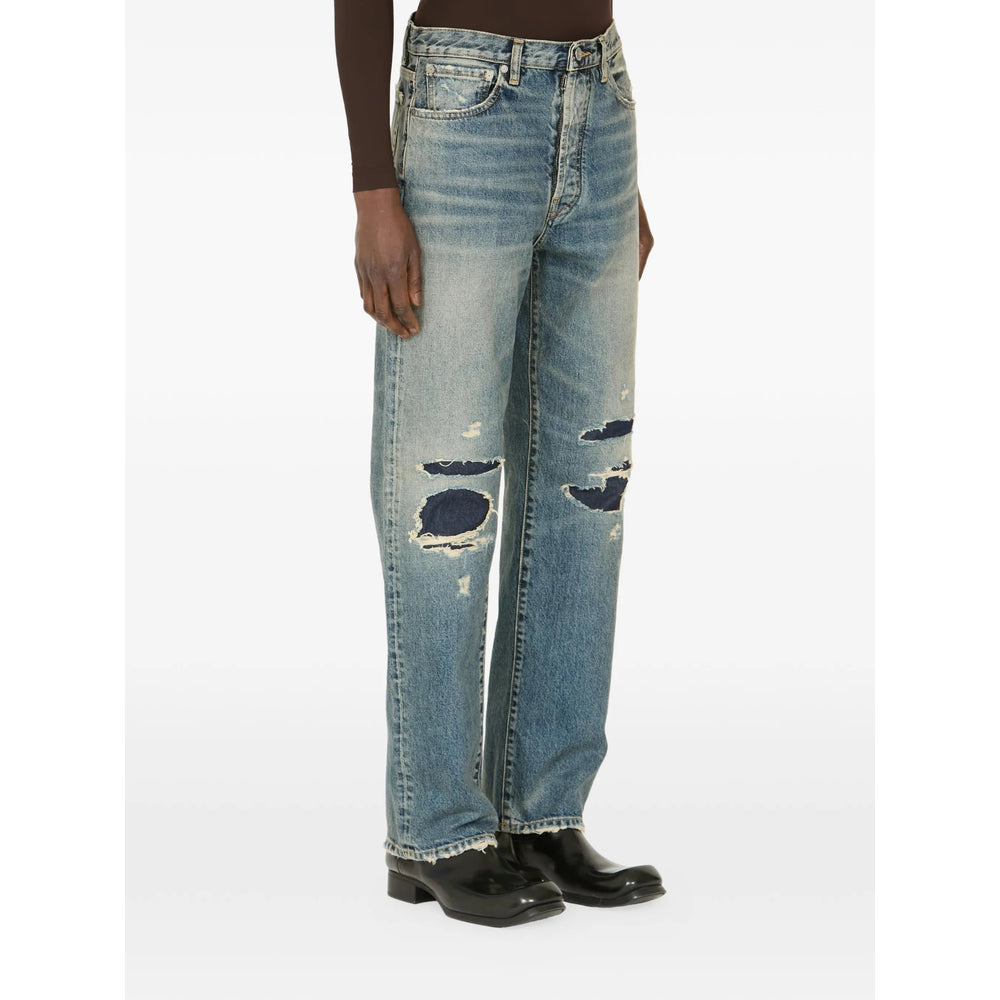 Maison Margiela Blue Denim - Regular & Straight-Leg Jeans Men MAISON MARGIELA