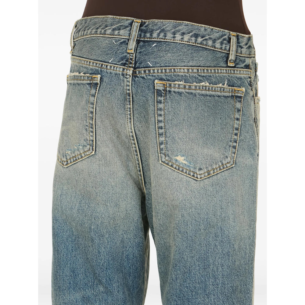 Maison Margiela Blue Denim - Regular & Straight-Leg Jeans Men MAISON MARGIELA