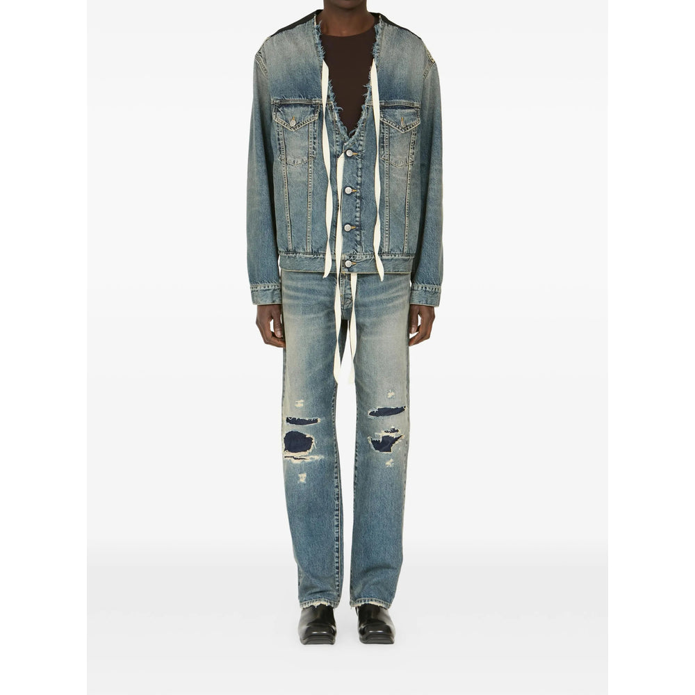 Maison Margiela Blue Denim - Regular & Straight-Leg Jeans Men MAISON MARGIELA