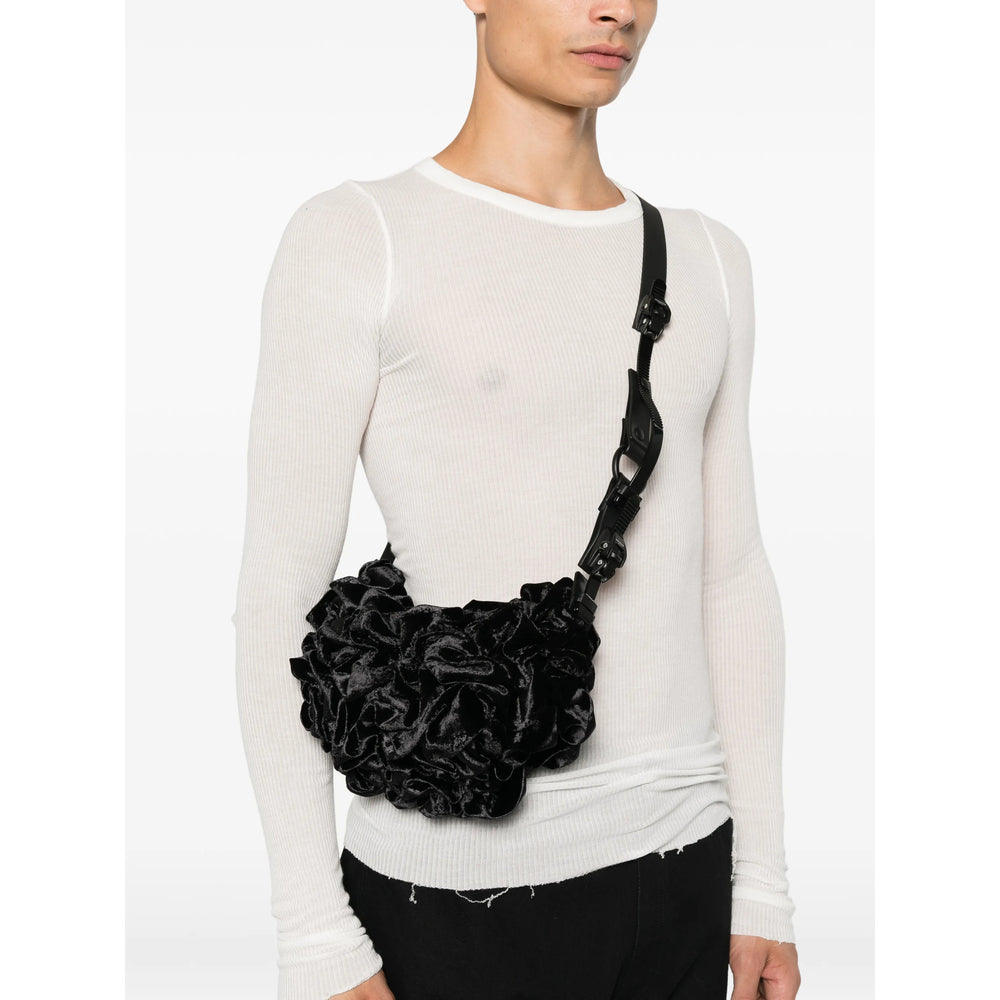 Innerraum Black Shoulder Bags Men INNERRAUM