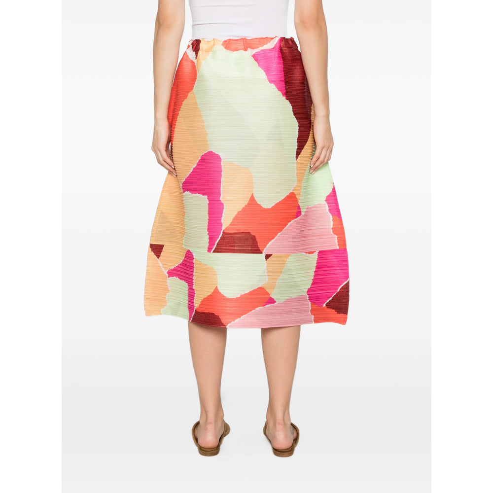 Pleats Please Issey Miyake Orange Skirts - Pleated Skirts Women PLEATS PLEASE ISSEY MIYAKE