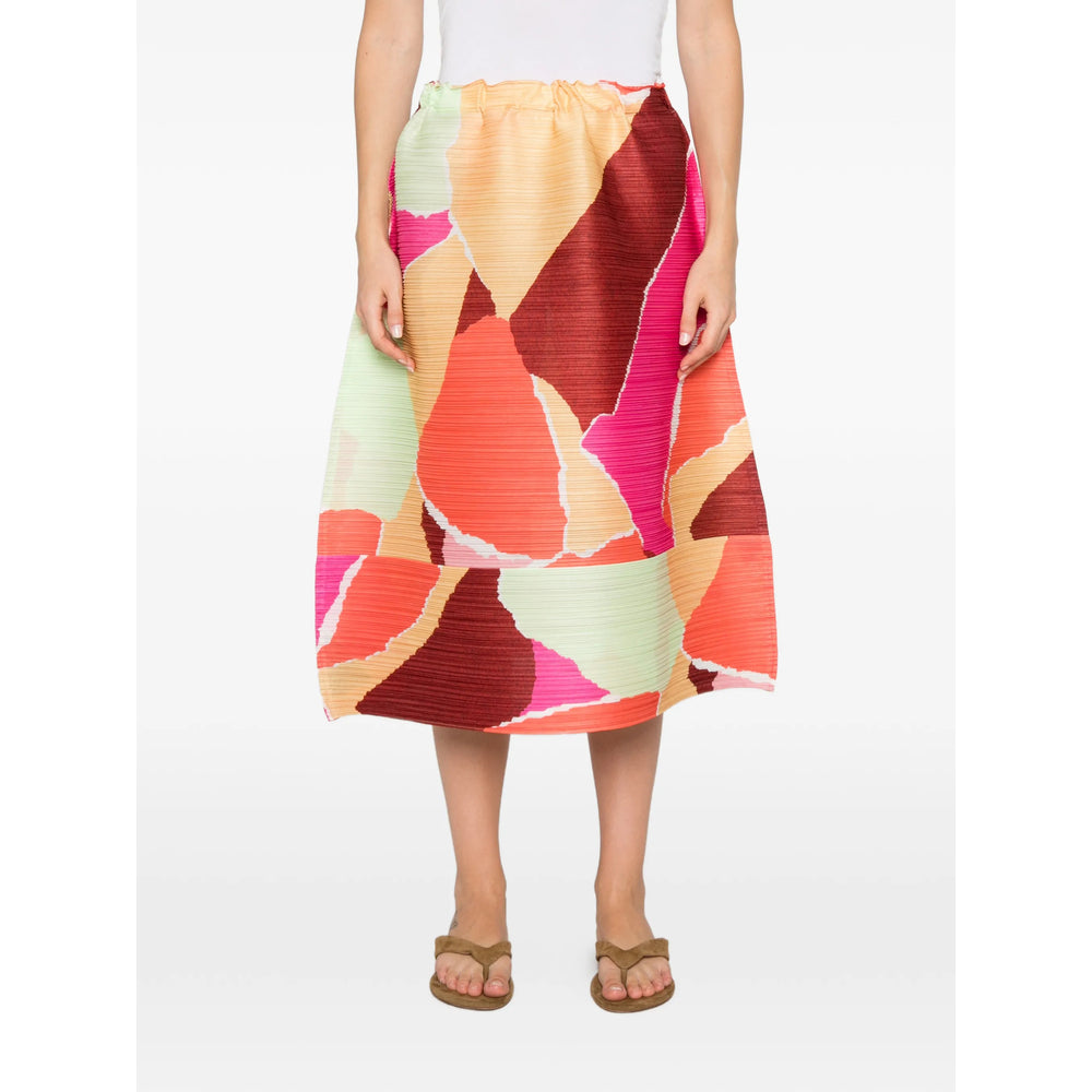 Pleats Please Issey Miyake Orange Skirts - Pleated Skirts Women PLEATS PLEASE ISSEY MIYAKE