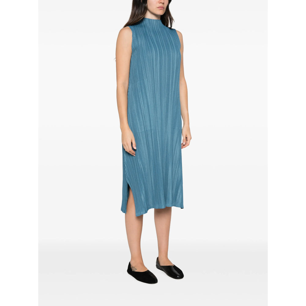 Pleats Please Issey Miyake Blue Dresses - Day Dresses Women