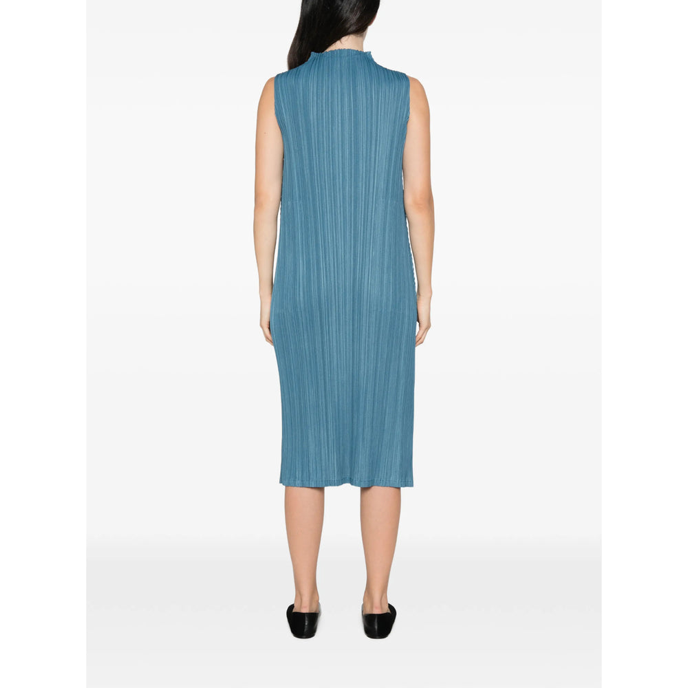 Pleats Please Issey Miyake Blue Dresses - Day Dresses Women
